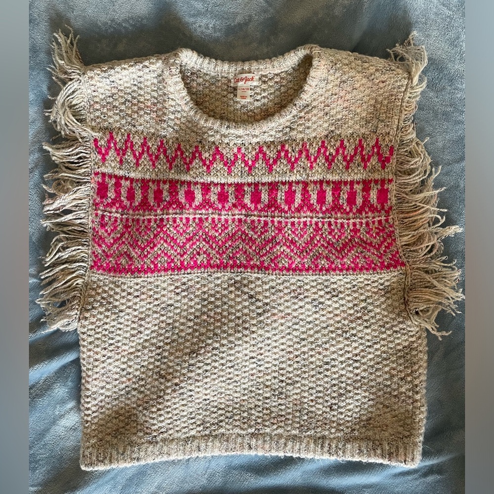 Cute girls pink cardigan